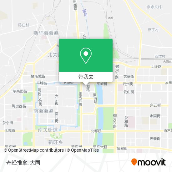 奇经推拿地图
