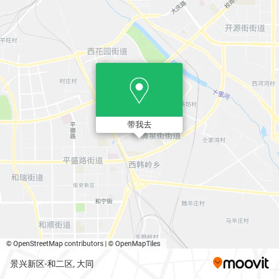 景兴新区-和二区地图