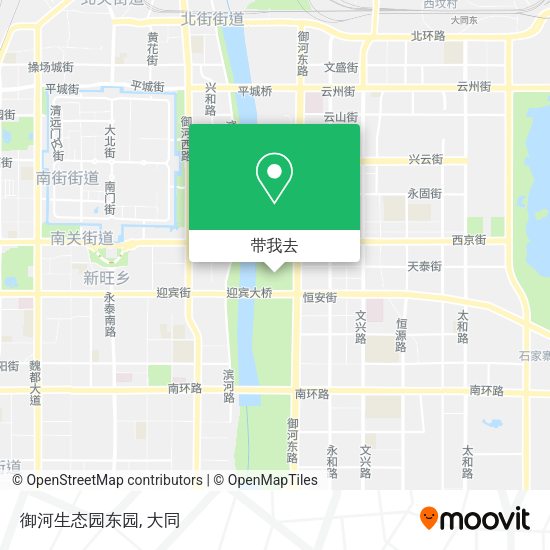 御河生态园东园地图