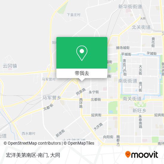 宏洋美第南区-南门地图