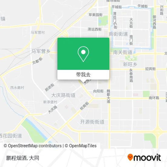鹏程烟酒地图
