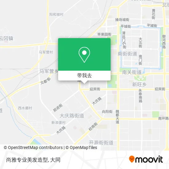 尚雅专业美发造型地图