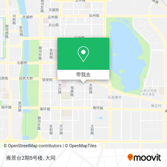 雍景台2期5号楼地图