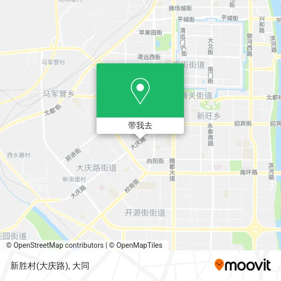新胜村(大庆路)地图