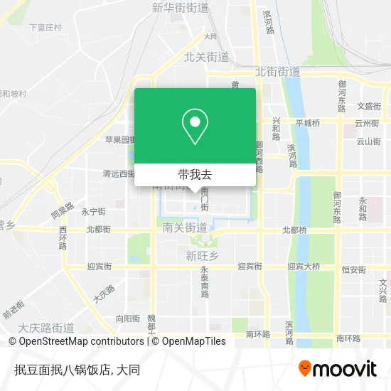 抿豆面抿八锅饭店地图
