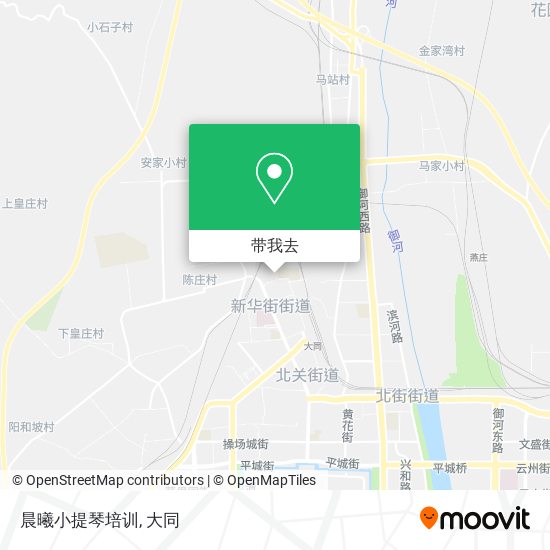 晨曦小提琴培训地图