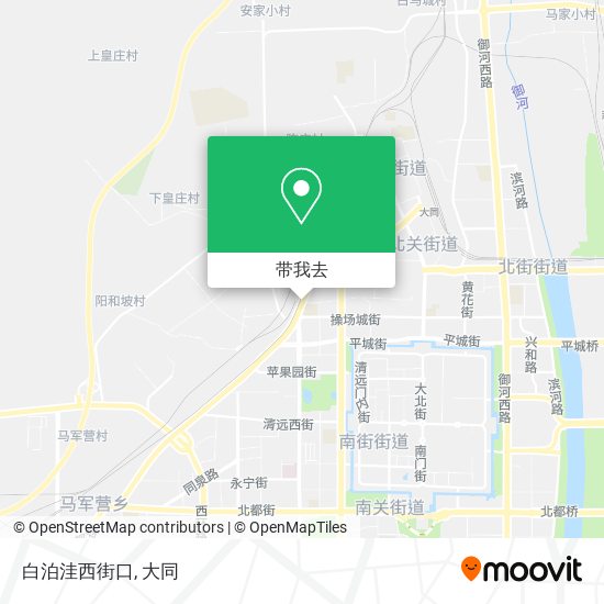 白泊洼西街口地图