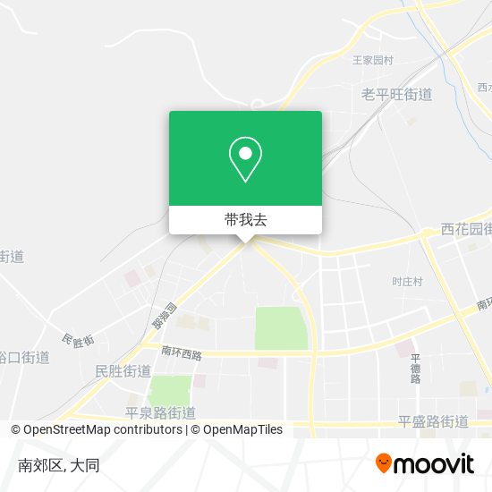 南郊区地图
