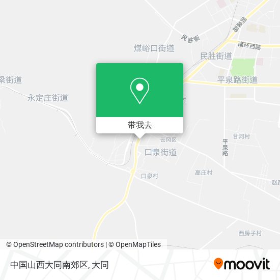 中国山西大同南郊区地图