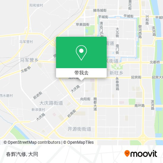 春辉汽修地图
