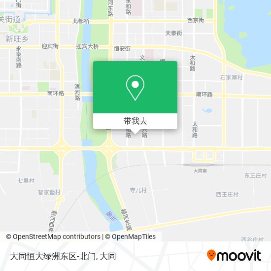 大同恒大绿洲东区-北门地图