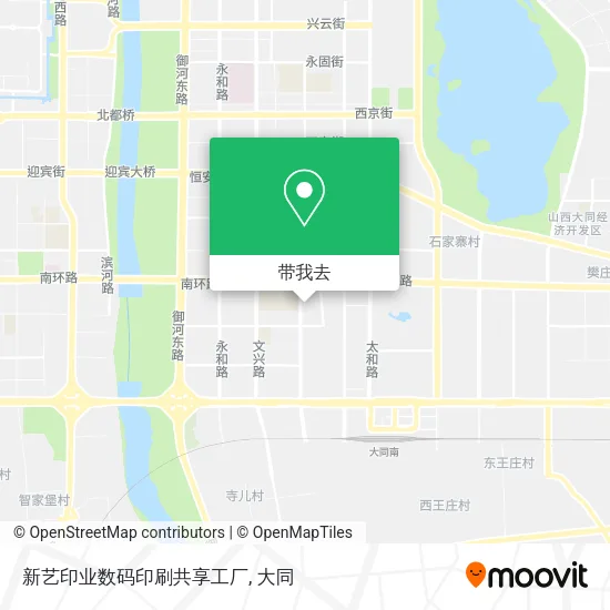 新艺印业数码印刷共享工厂地图