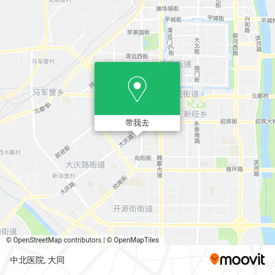 中北医院地图