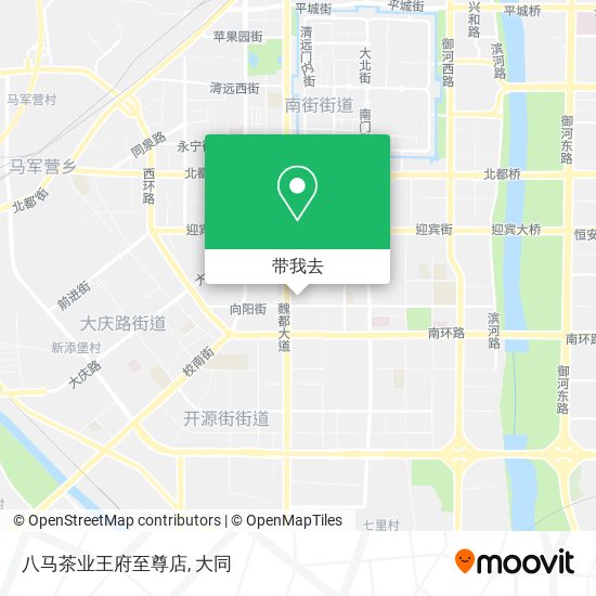八马茶业王府至尊店地图