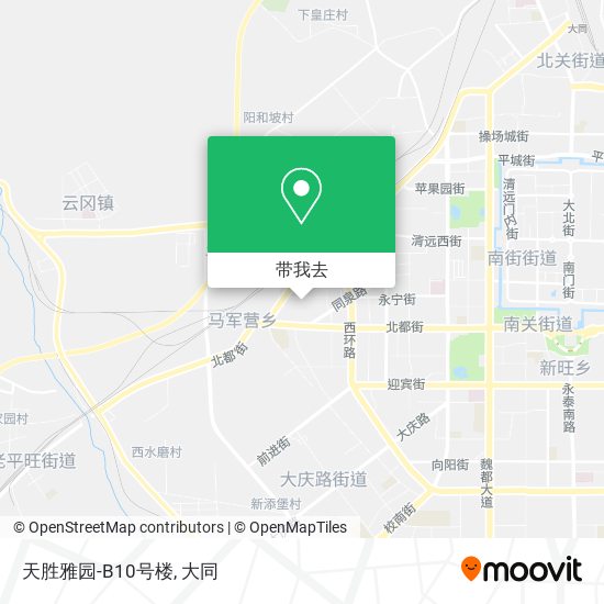 天胜雅园-B10号楼地图