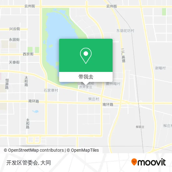 开发区管委会地图