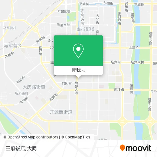 王府饭店地图