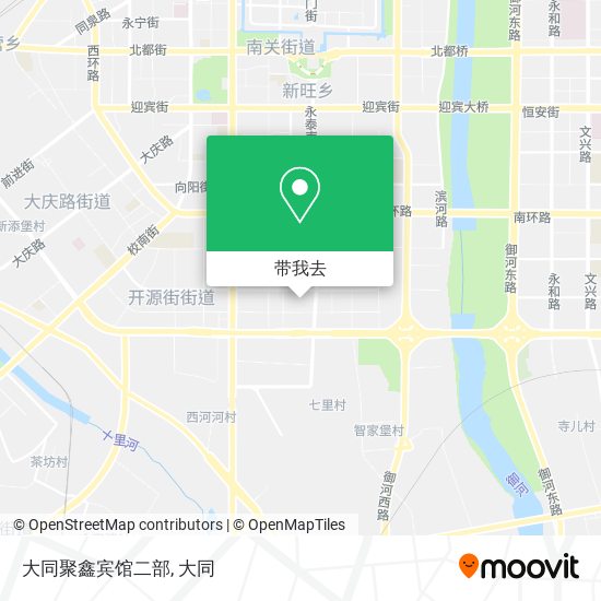 大同聚鑫宾馆二部地图