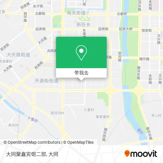 大同聚鑫宾馆二部地图