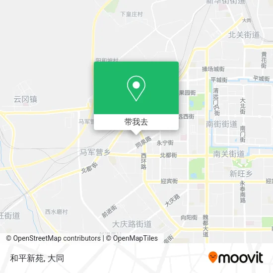 和平新苑地图