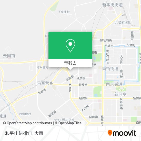 和平佳苑-北门地图