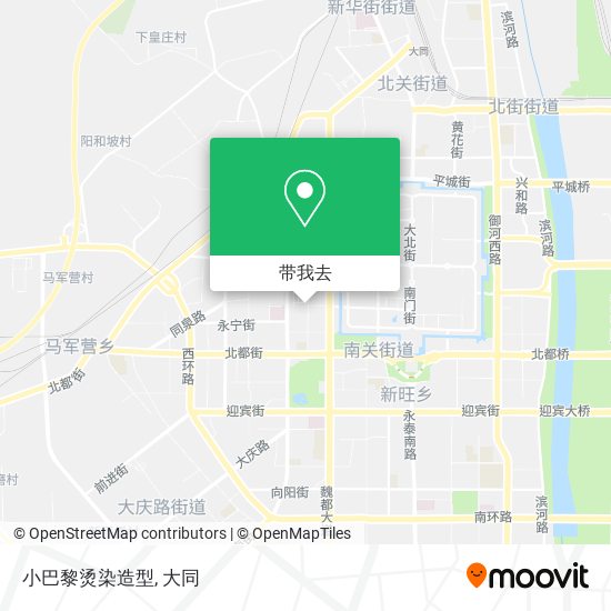 小巴黎烫染造型地图