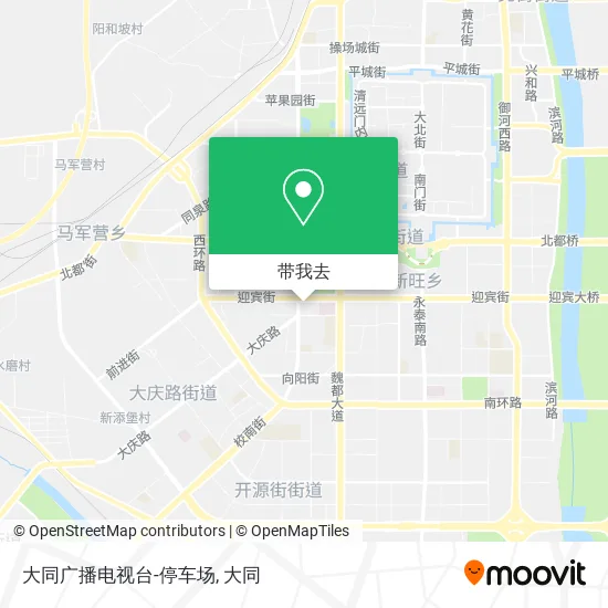 大同广播电视台-停车场地图