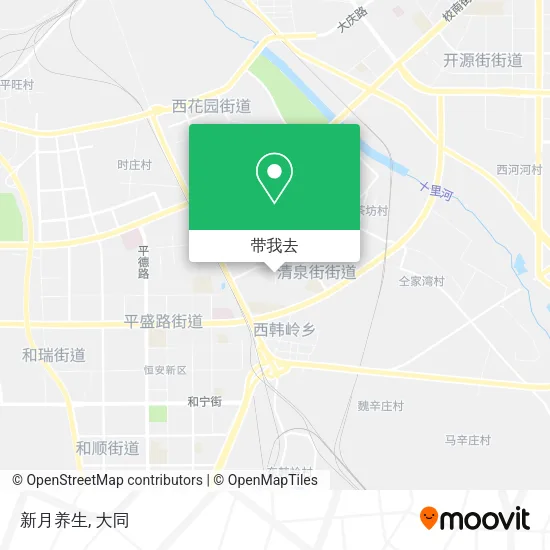 新月养生地图
