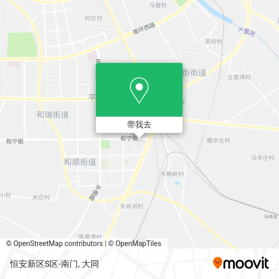 恒安新区S区-南门地图