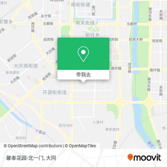 馨泰花园-北一门地图