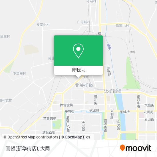 喜顿(新华街店)地图