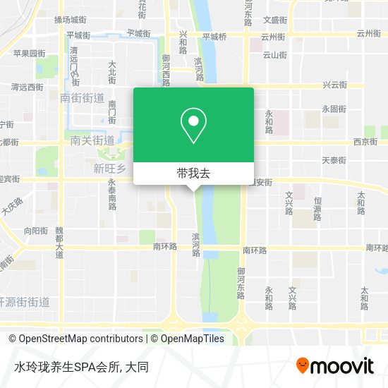 水玲珑养生SPA会所地图