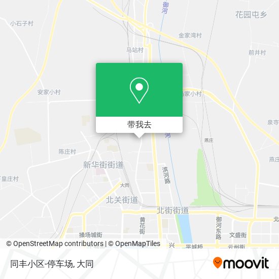 同丰小区-停车场地图
