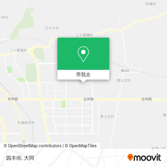 园丰街地图