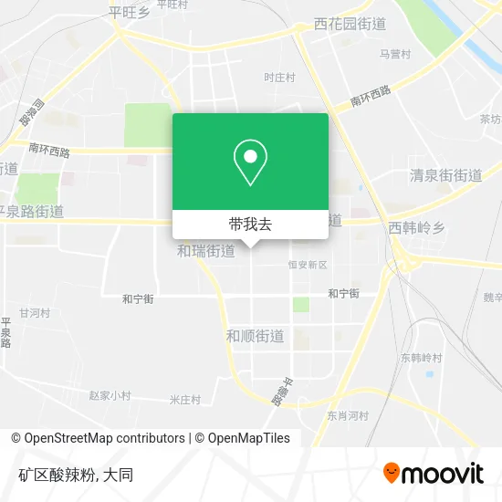 矿区酸辣粉地图