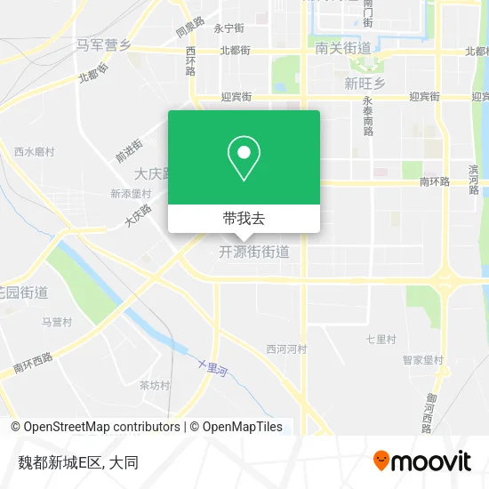 魏都新城E区地图
