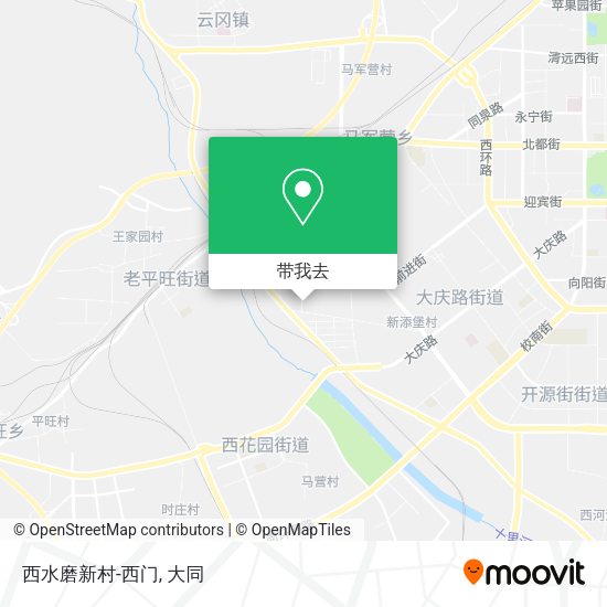 西水磨新村-西门地图