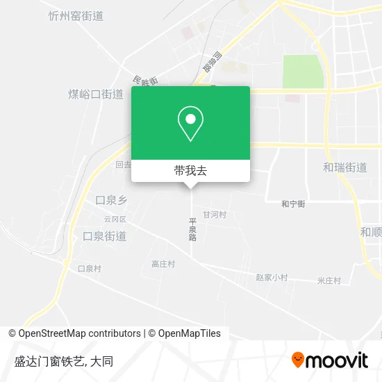 盛达门窗铁艺地图