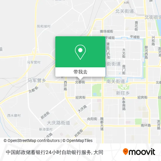 中国邮政储蓄银行24小时自助银行服务地图