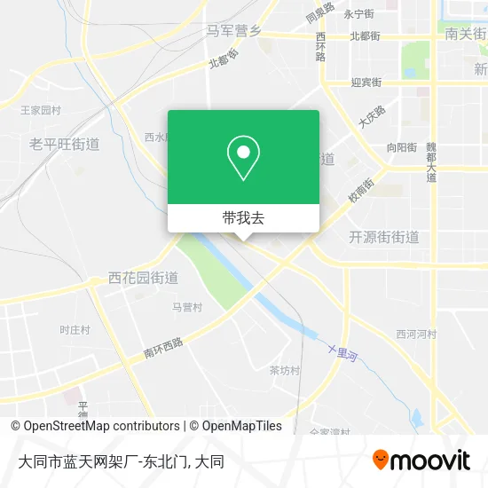 大同市蓝天网架厂-东北门地图