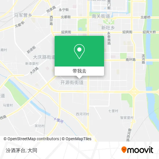 汾酒茅台地图