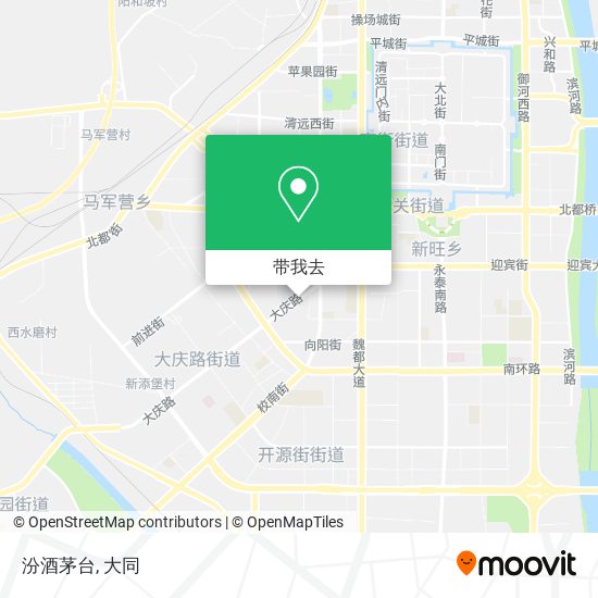 汾酒茅台地图
