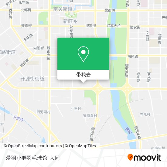 爱羽小畔羽毛球馆地图