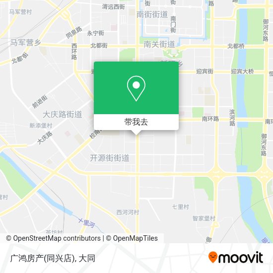 广鸿房产(同兴店)地图