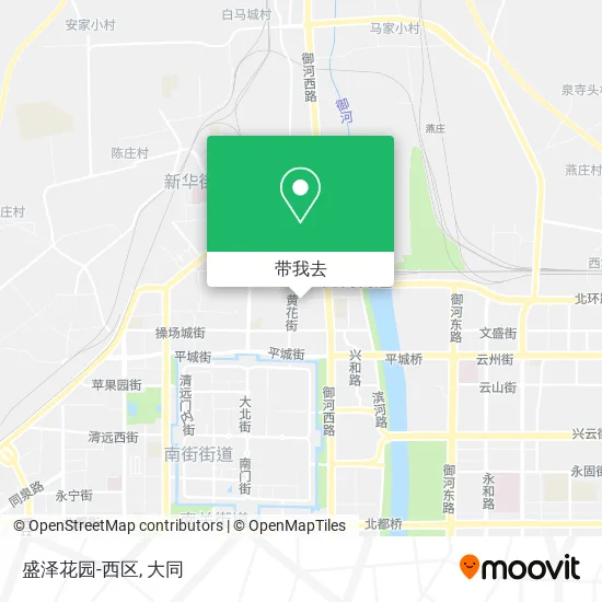 盛泽花园-西区地图