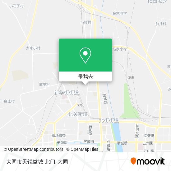 大同市天锐益城-北门地图
