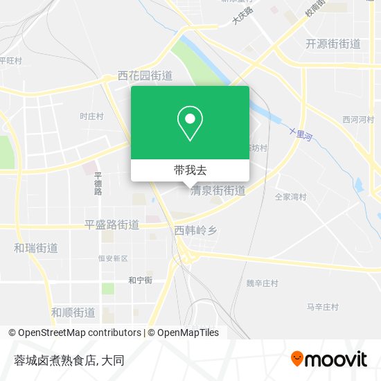 蓉城卤煮熟食店地图