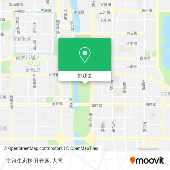 御河生态林-孔雀园地图
