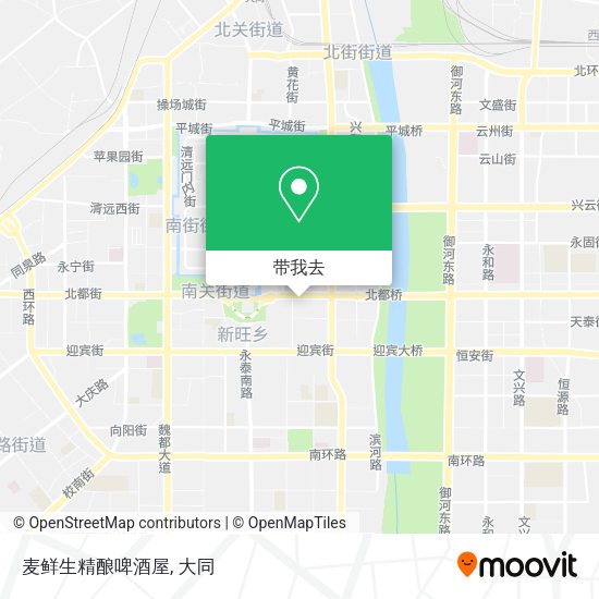 麦鲜生精酿啤酒屋地图