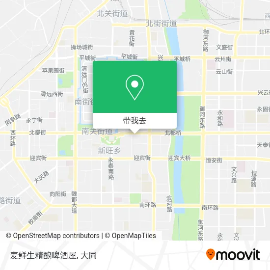 麦鲜生精酿啤酒屋地图